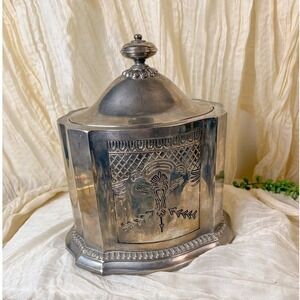 Godinger Silver Plated Tea Caddy